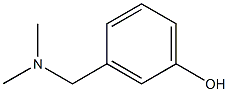 3-(N,N-Dimethylaminomethyl)phenol 구조식 이미지