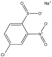 4-Chloro-2-nitrobenzenesulfinic acid sodium salt 구조식 이미지