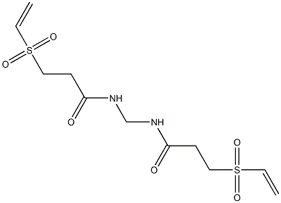 N,N'-Methylenebis(3-vinylsulfonylpropionamide) 구조식 이미지