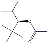 (-)-Acetic acid (R)-2,2,4-trimethylpentane-3-yl ester Structure