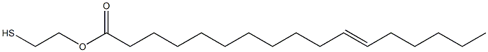 11-Heptadecenoic acid 2-mercaptoethyl ester 구조식 이미지