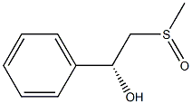 (1R)-1-Phenyl-2-methylsulfinylethanol 구조식 이미지
