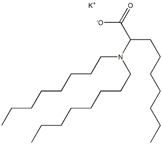 2-(Dioctylamino)nonanoic acid potassium salt Structure