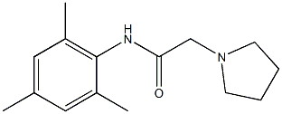 N-(2,4,6-Trimethylphenyl)-1-pyrrolidineacetamide Structure