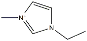 1-Ethyl-3-methylimidazolium 구조식 이미지