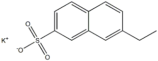 7-Ethyl-2-naphthalenesulfonic acid potassium salt Structure