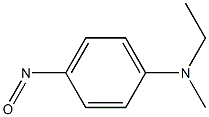 4-Nitroso-N-methyl-N-ethylaniline 구조식 이미지