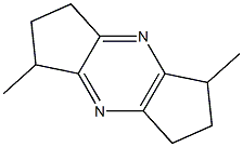 1,2,3,5,6,7-Hexahydro-1,5-dimethyldicyclopentapyrazine 구조식 이미지