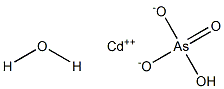 Cadmium hydrogen arsenate monohydrate 구조식 이미지
