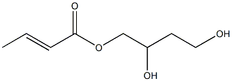 (E)-2-Butenoic acid 2,4-dihydroxybutyl ester 구조식 이미지