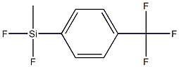 1-(Trifluoromethyl)-4-[difluoro(methyl)silyl]benzene 구조식 이미지