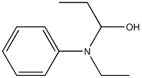 N-Ethyl-N-(1-hydroxypropyl)aniline Structure