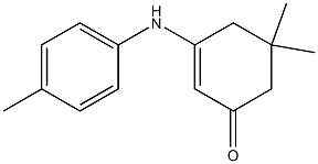 3-(4-Methylphenylamino)-5,5-dimethyl-2-cyclohexene-1-one 구조식 이미지