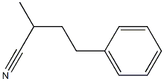 2-Methyl-4-phenylbutyronitrile 구조식 이미지