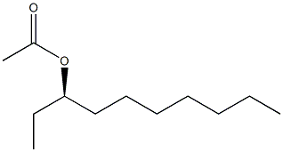 (+)-Acetic acid (R)-1-ethyloctyl ester 구조식 이미지