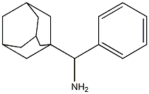 Phenyl(1-adamantyl)methaneamine Structure