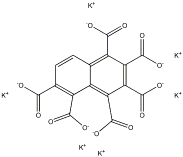 1,2,3,4,5,6-Naphthalenehexacarboxylic acid hexapotassium salt 구조식 이미지