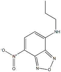 N-Propyl-7-nitro-2,1,3-benzoxadiazole-4-amine Structure