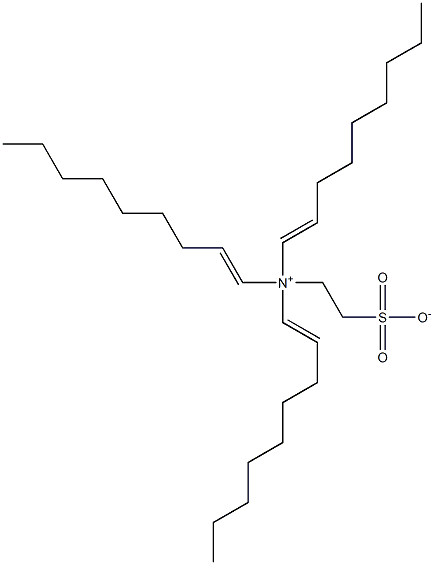 N,N-Di(1-nonenyl)-N-(2-sulfonatoethyl)-1-nonen-1-aminium Structure