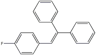 1,1-Diphenyl-2-(p-fluorophenyl)ethene Structure