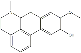 5,6,6a,7-Tetrahydro-6-methyl-9-methoxy-4H-dibenzo[de,g]quinolin-10-ol Structure