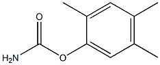 Carbamic acid 2,4,5-trimethylphenyl ester Structure