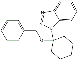 1-(1-Benzyloxycyclohexyl)-1H-benzotriazole Structure