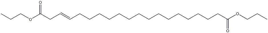 3-Icosenedioic acid dipropyl ester Structure