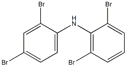 2,4-Dibromophenyl 2,6-dibromophenylamine 구조식 이미지