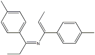 N-[1-(4-Methylphenyl)propylidene]-1-(4-methylphenyl)-1-propenylamine 구조식 이미지