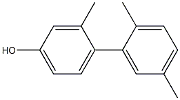 3-Methyl-4-(2,5-dimethylphenyl)phenol Structure