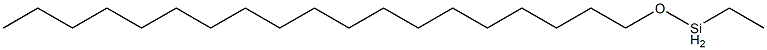 Ethyl(nonadecyloxy)silane Structure