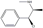 (1S,2S)-N-Methyl-1-chloro-1-phenylpropane-2-amine Structure