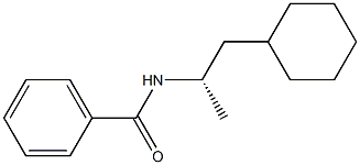 (+)-N-[(S)-2-Cyclohexyl-1-methylethyl]benzamide 구조식 이미지