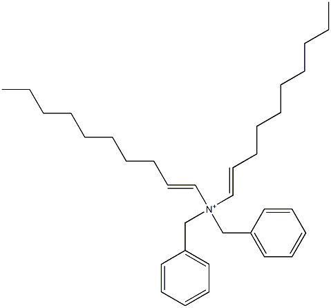 Di(1-decenyl)dibenzylaminium Structure