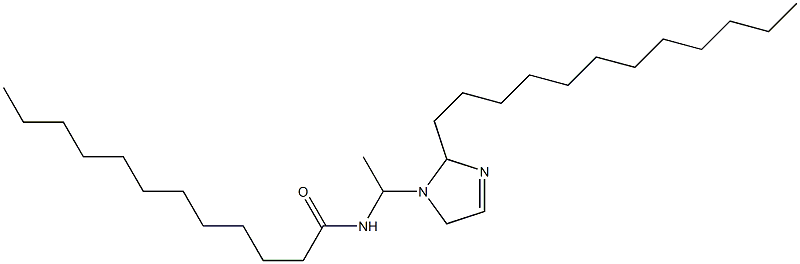 1-(1-Lauroylaminoethyl)-2-dodecyl-3-imidazoline 구조식 이미지