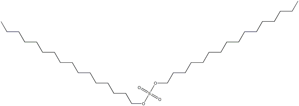 Sulfuric acid dihexadecyl ester 구조식 이미지