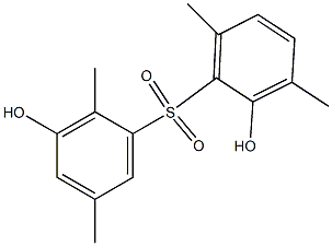 2,3'-Dihydroxy-2',3,5',6-tetramethyl[sulfonylbisbenzene] Structure