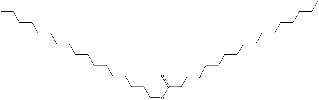 3-(Tridecylthio)propionic acid heptadecyl ester Structure