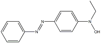 N-Ethyl-N-[4-(phenylazo)phenyl]hydroxylamine 구조식 이미지
