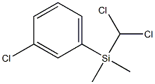 (Dichloromethyl)dimethyl(3-chlorophenyl)silane Structure
