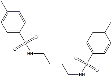 N,N'-Ditosyl-1,4-butanediamine 구조식 이미지