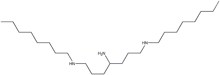 N,N''-Dioctylheptane-1,4,7-triamine 구조식 이미지