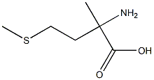 2-Amino-2-methyl-4-(methylthio)butanoic acid 구조식 이미지