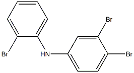 3,4-Dibromophenyl 2-bromophenylamine 구조식 이미지