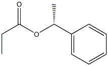 Propionic acid (1R)-1-phenylethyl ester Structure