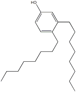 3,4-Dioctylphenol 구조식 이미지