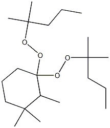 2,3,3-Trimethyl-1,1-bis(1,1-dimethylbutylperoxy)cyclohexane Structure