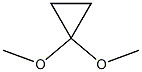 Cyclopropanone dimethyl acetal Structure