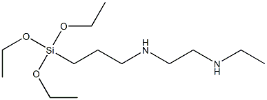 3-(Triethoxysilyl)-N-[2-(ethylamino)ethyl]propan-1-amine 구조식 이미지